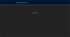 Desktop Screenshot of blog.mydirtyfamily.com