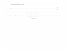 Tablet Screenshot of mydirtyfamily.com